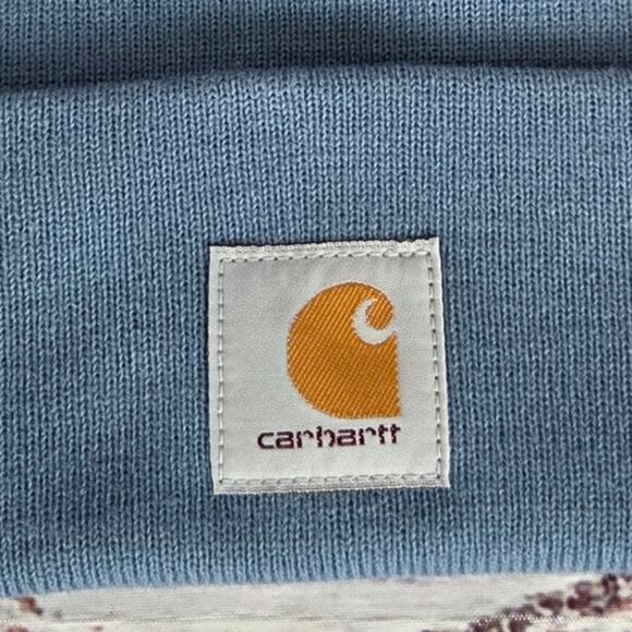 Carhartt Beanie OS Acrylic Watch Ribbed Knit Cuff Hat Skystone Blue Outdoor New - Picture 3 of 6